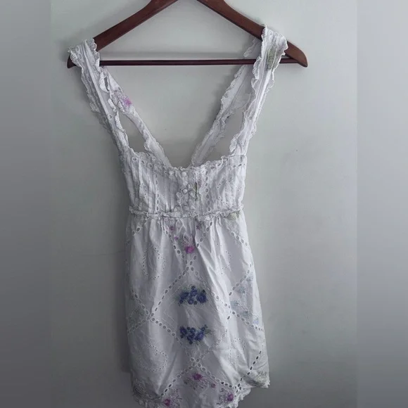 knee length dresses for ladies For Love & Lemons Andrea Mini Dress